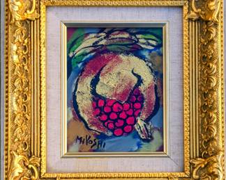 Japanese oil signed Miyoshi.