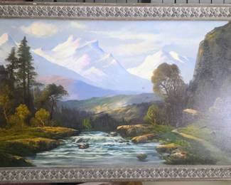 Large John Englehardt oil.