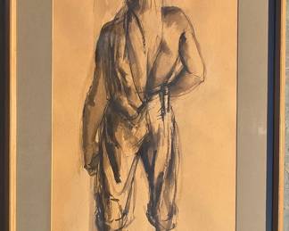 Jonathan Scott. Pasadena modernist drawing.