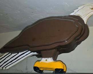 Hand carved American Folk Art eagle.