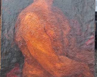 Fred Sexton 1930s Paris oil.