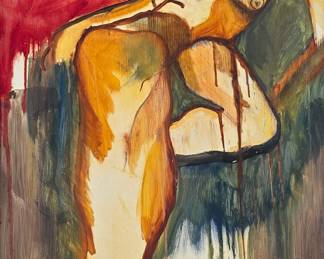 Ken Erwin 1970s acrylic.