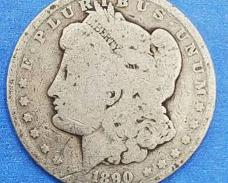 1890-O Morgan Silver Dollar