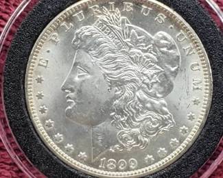 1899-O Morgan Silver Dollar in Airtite, High Grade