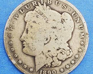 1890-O Morgan Silver Dollar