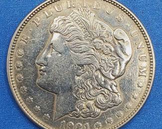 1921 Morgan Silver Dollar