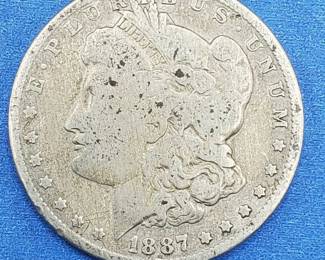 1887-O Morgan Silver Dollar