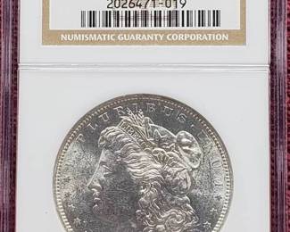 1882-S Morgan Silver Dollar NGC AU58