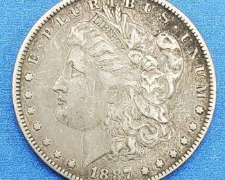 1887-O Morgan Silver Dollar
