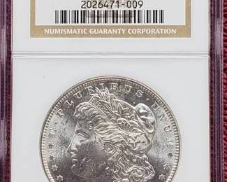 1881-S Morgan Silver Dollar NGC MS62