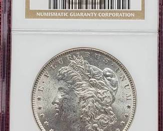 1886 Morgan Silver Dollar NGC MS61