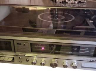 Vintage Sears AM/FM Stereo System with turntable