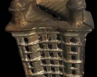 Vintage Cast Iron Skyscraper Bank