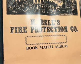 FULL vintage Matchbook collection in Matchbook album  approximately 180 matchbooks