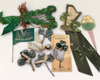 antique Irish/St. Patricks day decor