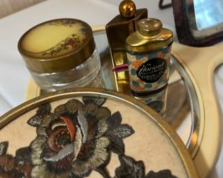 miniatures perfume tins