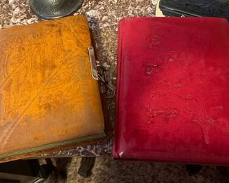 Victorian era Photograph Albums-one full of photos from photographers in Northwood IA 
