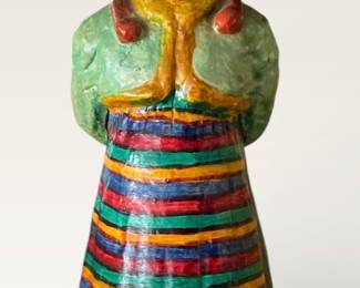 Oscar Gunnarson Chalkware Figurine signed