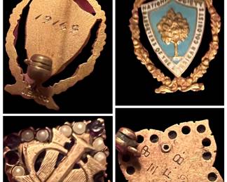 Soroity Pin and NSDAC charm