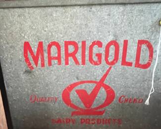 Marigold Dairy Galvanized cooler/container