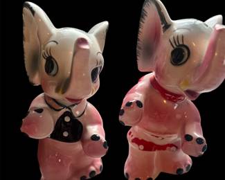 Anthropomorphic Salt and Pepper Shaker Set