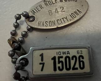 Miniature license plate