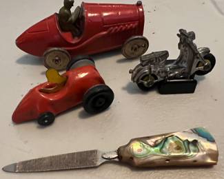 1927 Tootsie Toy Race Car (top car)