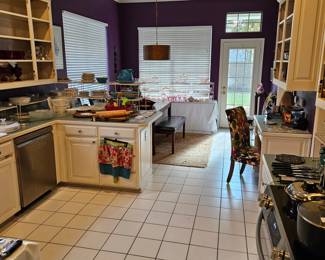 The kitchen is FULL!