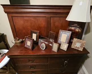 Bed frame and dresser