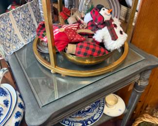 vintage table, Christmas