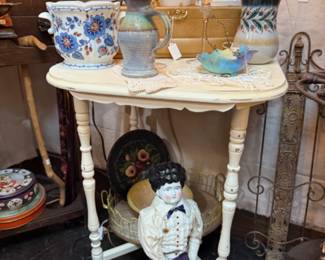 vintage solid wood table