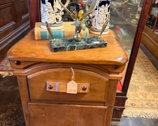 solid wood small side table