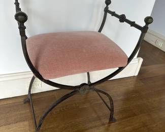 Iron Savonarola Chair
