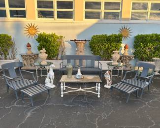 RH Klismos Sofa, Chairs, Ottomans