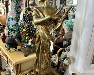 19c. Bronze Sculpture, by Emmanuel Villanis