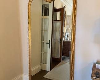 Large Giltwood Coquille Mirror