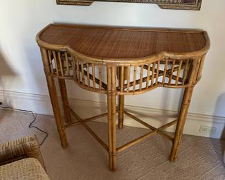 Rattan Console