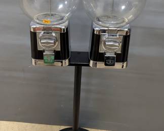 Gumball Gourmet Double Gumball Vending Machine On Stand