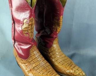 Finn's Exotic Mens Cowboy Boots, Size 9
