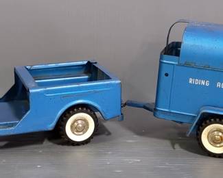 Structo Jeep With Riding Academy Trailer