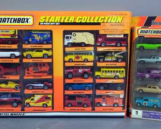 Matchbox Starter Collection 20 Pack Gift Set, And Matchbox 5 Pack Set