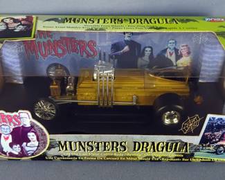 Joy Ride Munsters Dragula 1:18 Scale Diecast Car