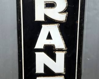 Grant Batteries Metal Advertising Sign