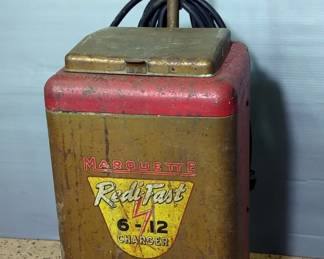 Marquette Redi-Fast 6-12V Rolling Battery Charger, Model 322NS