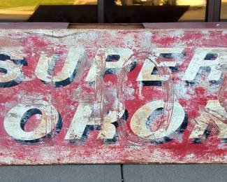 Super Boron Arrow Sign