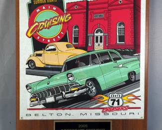 2005 South 71 Cruisers Plaque