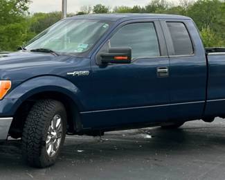 2013 Ford F-150 XLT Pickup Truck, VIN 1FTFX1EF3DKD22487, Mileage Showing On Odometer 136,658, Missouri Title