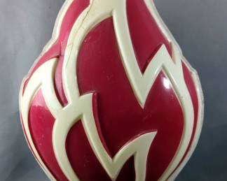 Vintage Style Double Sided Flame Sign