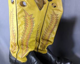 Sanders Western Mens Cowboy Boots, Size 9D