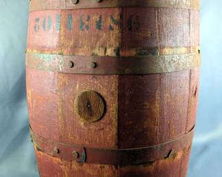 Coca-Cola Barrel Advertising Display